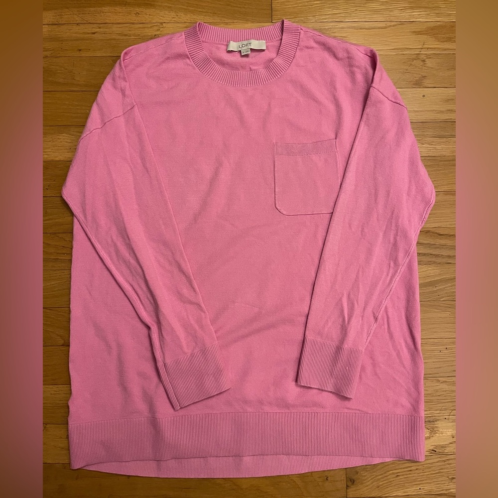 Loft Soft Pink Sweater - Size Medium